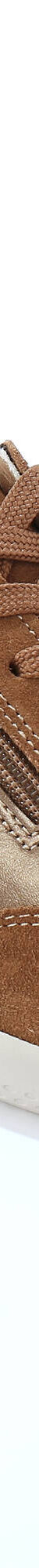 Baskets lacées et zippées en cuir avec empiècements extensibles (taupe) Baskets lacées et zippées en cuir avec empiècements extensibles (taupe)